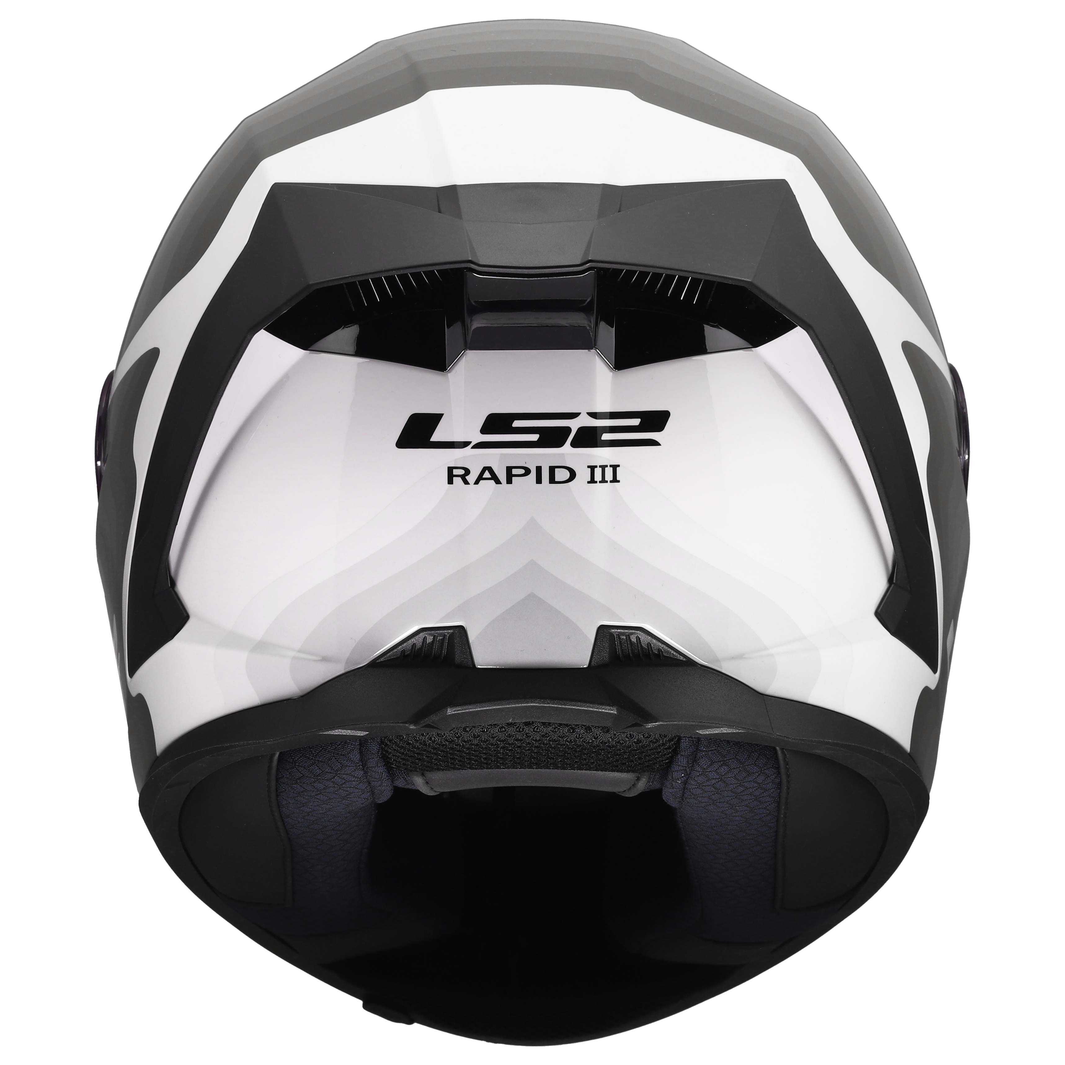 LS2 FF820 RAPID III FLOW WHITE GREY  168200302 (5)